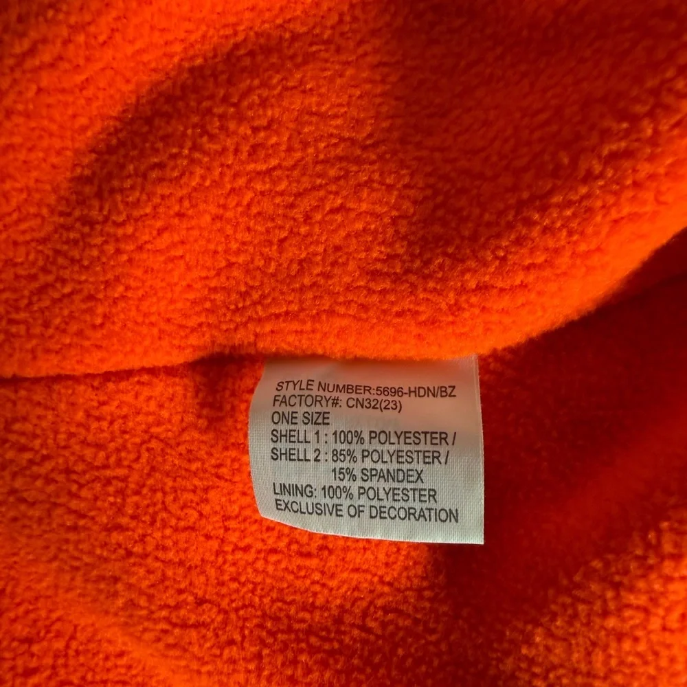 Huntworth Reversible Camo & Blaze Orange Fleece Hunting Balaclava